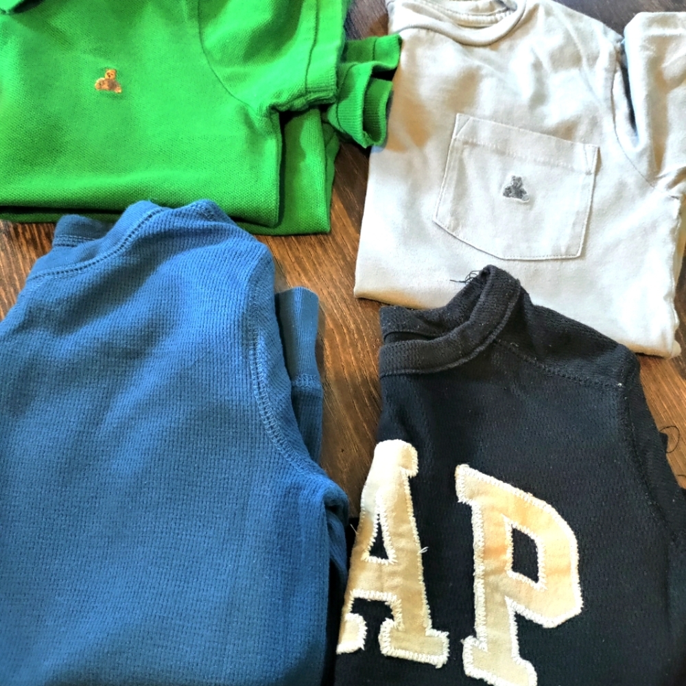 4 Gap shirts for kids size 4